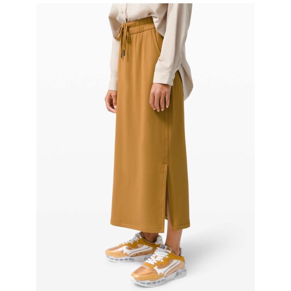 Lululemon Bound to Bliss Spiced Bronze Maxi Skirt